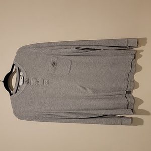 Lacoste grey waffle thermal long sleeve shirt US XL fr 6 regular fit